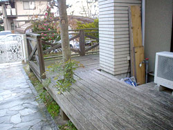 ウッドデッキ施工例（1）