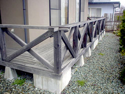 ウッドデッキ施工例（2）-3